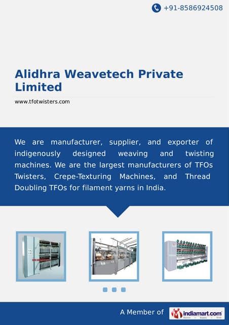 Alidhra Weavetech Private Limited